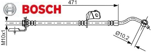 Bosch 1987481715 bremsschlauch - bosch,